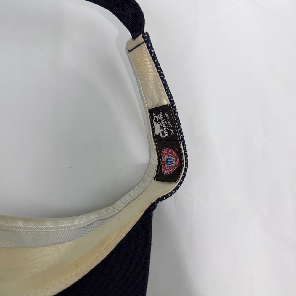 Starter Penn State Nittany Lions Visor Navy Blue White Mesh Adjustable PSU Hat - Picture 9 of 9